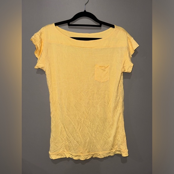 XS Coldwater Creek T-Shirt Top with front pocket - Picture 2 of 3